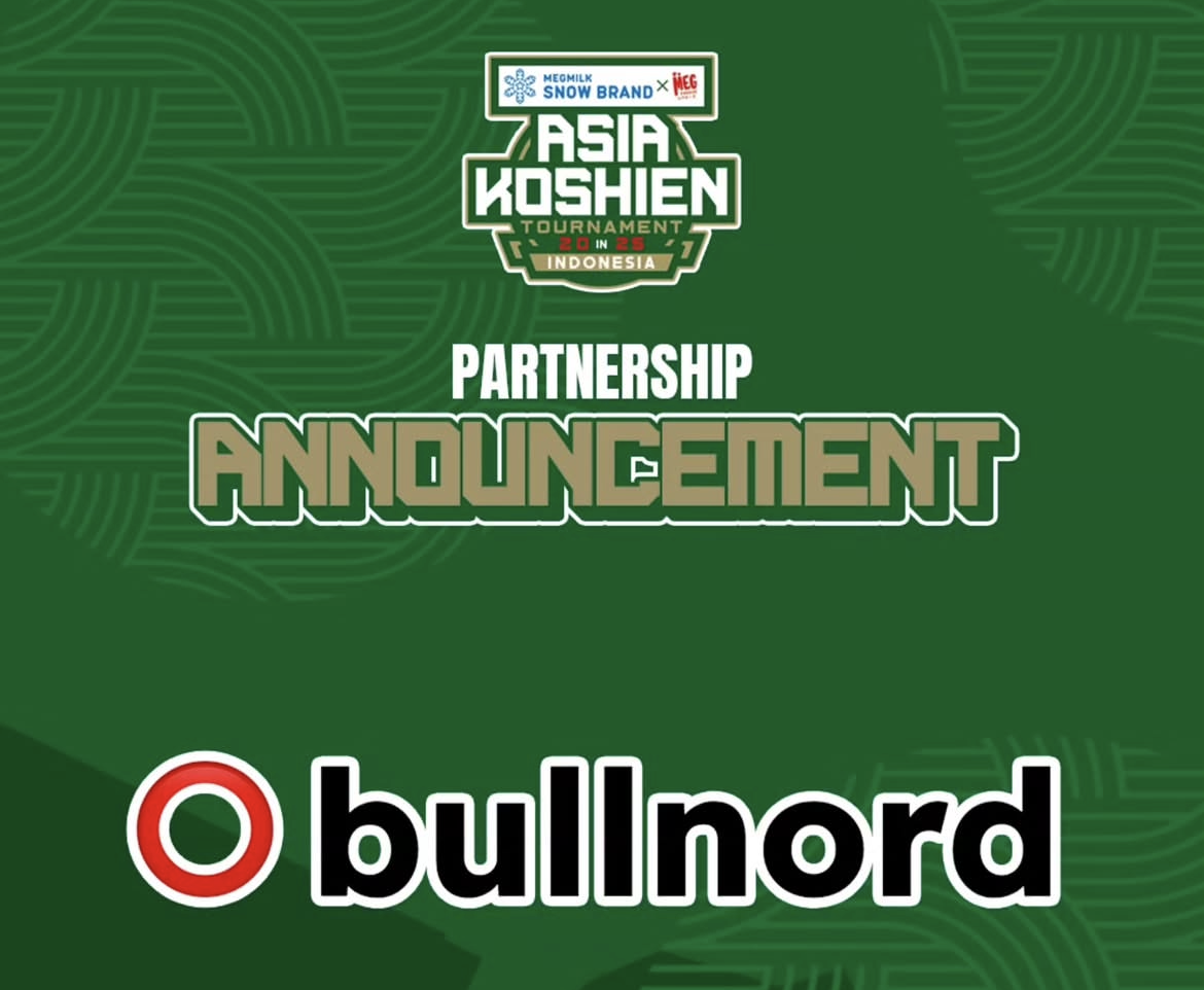 Asia Koshien Tournament 2025 Indonesia × BULLNORD partnership announcement